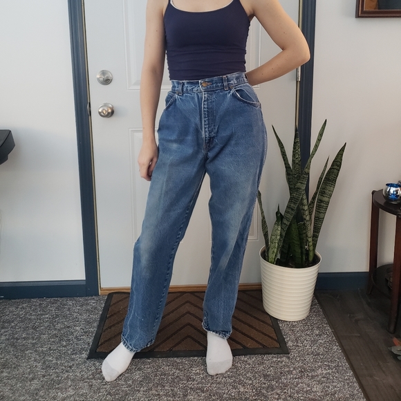 Mom Jeans High Waist Vintage Chic Denim Pants Blue Black Plus Size  Boyfriend Jeans For Women Fashion Loose Ladies Trousers - Jeans - AliExpress